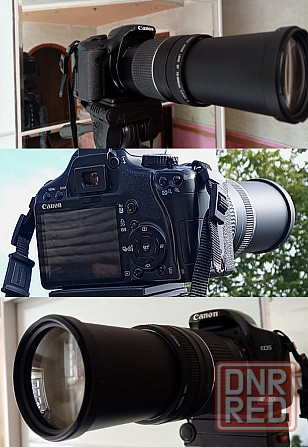 Canon EOS 450D + Canon 75-300mm + 2 фотоаппарата фэд Донецк - изображение 3
