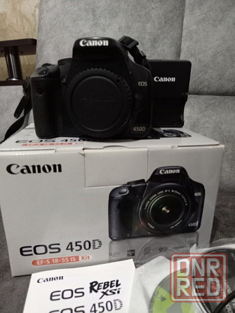 Canon EOS 450D + Canon 75-300mm + 2 фотоаппарата фэд Донецк - изображение 5