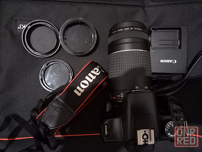 Canon EOS 450D+Canon 75-300mm Донецк - изображение 6