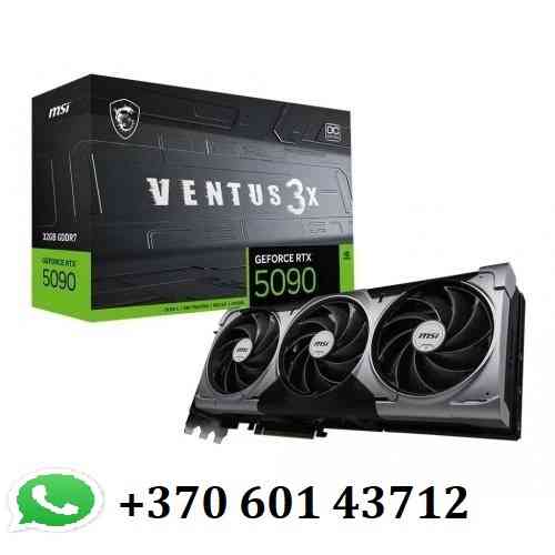 Видеокарта msi geforce rtx 5090 32 gb gddr7 512 бит ventus с 3 кратным разгоном nvid Москва