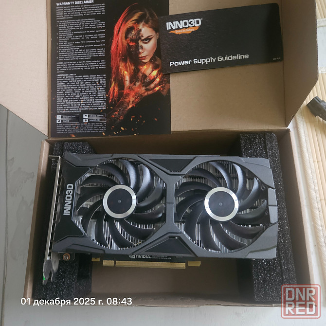 Продам видеокарту INNO3D GeForce RTX 2060 Донецк - изображение 2