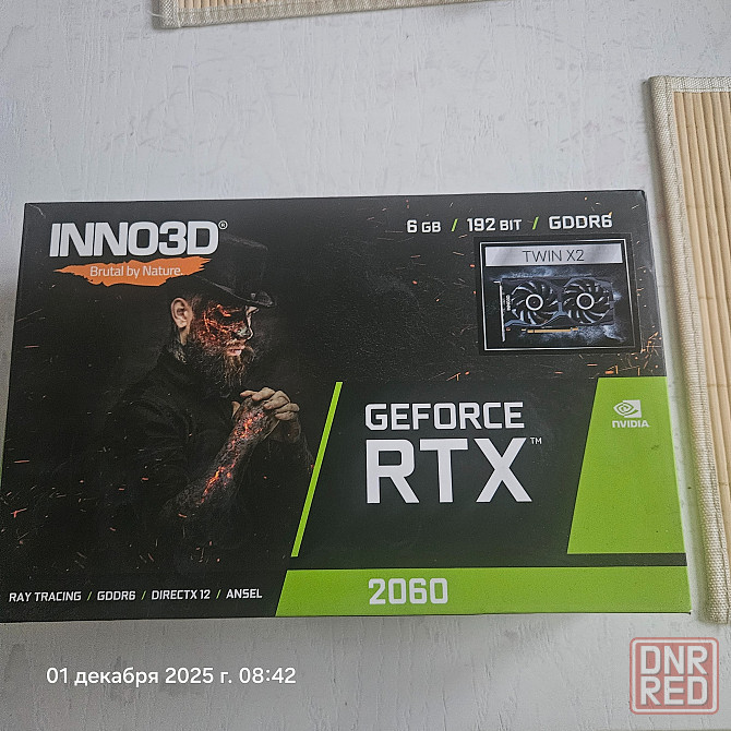 Продам видеокарту INNO3D GeForce RTX 2060 Донецк - изображение 1