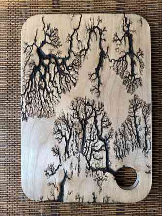 Изделия с рисунком Лихтенберга для кухни и быта. Дебальцево