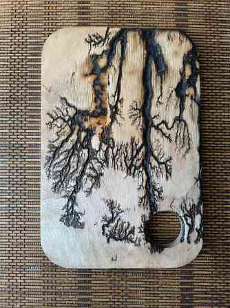 Изделия с рисунком Лихтенберга для кухни и быта. Дебальцево