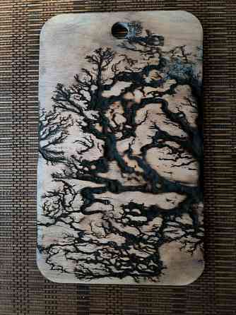 Изделия с рисунком Лихтенберга для кухни и быта. Дебальцево