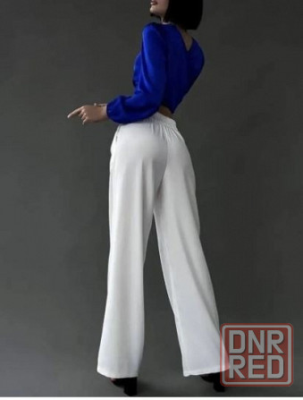 Топ вечерний шёлковый с завязками Донецк - изображение 3