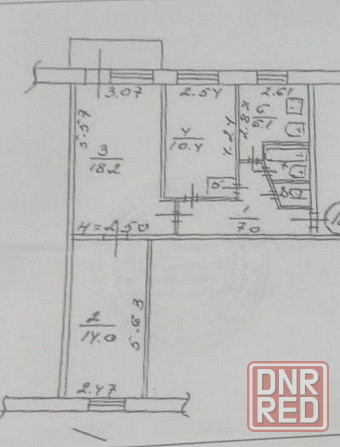 Продаётся 3 к. квартира в Приморском р-не, район рынка Застава. Мариуполь - изображение 2