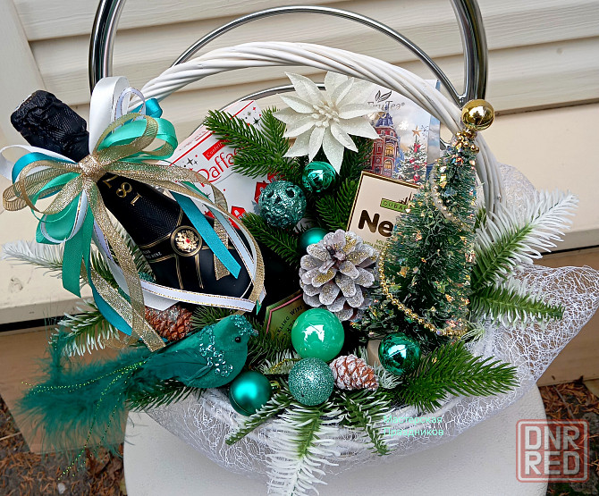 Новогодние подарки, съедобные букеты Донецк Донецк - изображение 1