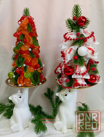 Новогодние подарки, съедобные букеты Донецк Донецк - изображение 8