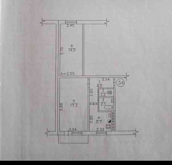 Продается 2-комнатная квартира пр. Панфилова, дк Куйбышева. Донецк