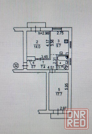 Продажа 2 комн. квартиры. Сталинка. Ориентир бул. Пушкина Донецк - изображение 9