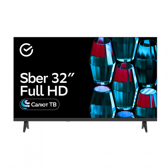 32" (80 см) Телевизор Sber SDX-32F2139 черный Донецк
