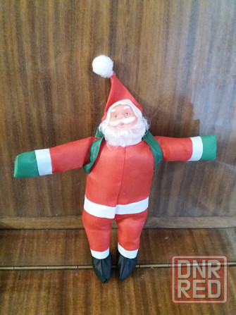 Продам игрушку дед мороз санта клаус с рюкзаком Донецк - изображение 2