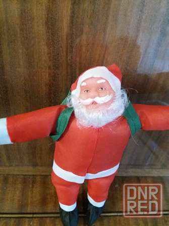 Продам игрушку дед мороз санта клаус с рюкзаком Донецк - изображение 3
