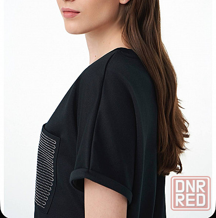 Футболка женская со стразами Донецк - изображение 4