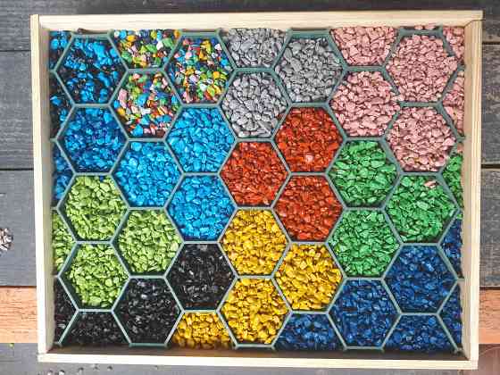 Щебень декоративный ( окрашенный Донецк