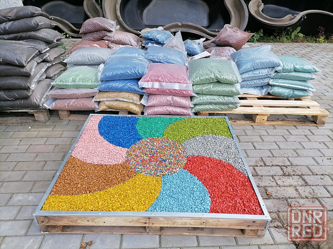 Щебень декоративный ( окрашенный Донецк - изображение 2