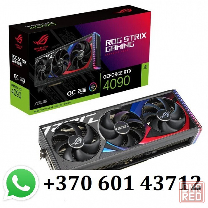 Видеокарта Asus Rog Strix Nvidia GeForce RTX 4090 OC Москва - изображение 1