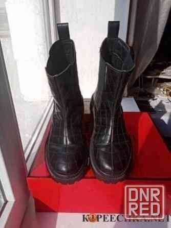 Полусапоги 36(23) р. кожаные на девочку Донецк