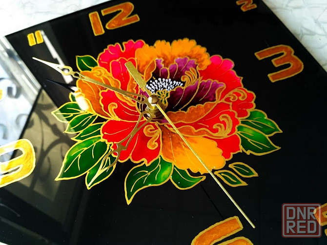 Часы "Ты мой цветочек Black", 25 на 25 см. Новые, в упаковке. Донецк - изображение 3