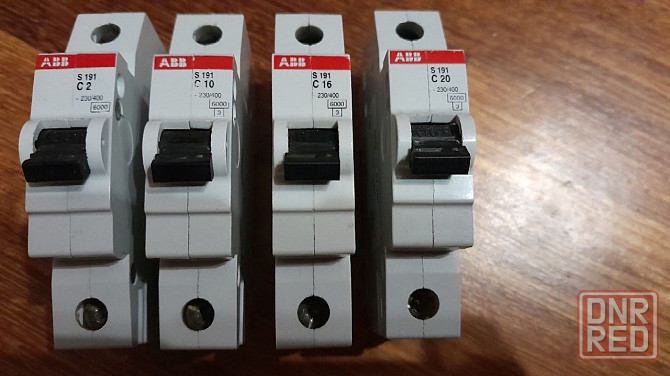 автоматический выключатель авв s191 с2,с10,с16, с20, 6kа оригинал Донецк - изображение 1