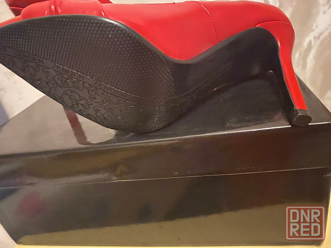 Туфли красные из экокожи Донецк - изображение 3