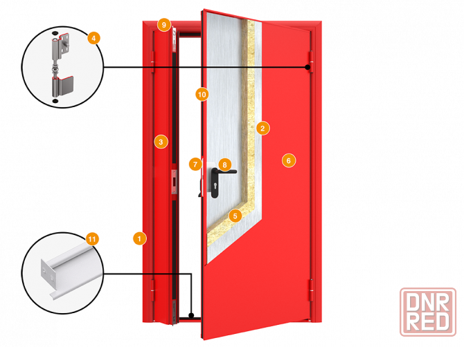 Двери технические и противопожарные DoorHan Донецк - изображение 5