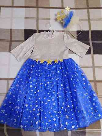 Платье на утренник+ободок "Звёздочка" Макеевка