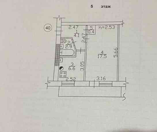 Продам 1-к квартиру Оцкб Донецк