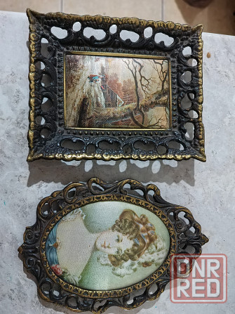 Шелкография в бронзовой рамке Донецк - изображение 6