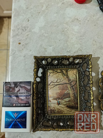 Шелкография в бронзовой рамке Донецк - изображение 3