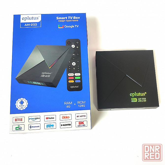 Смарт-приставка Eplutus AN-233/8K/6+128 Android 14 Донецк - изображение 2