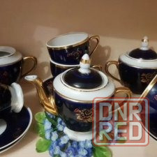 Сервиз чайный кобальт Довбыш калинка Донецк - изображение 2