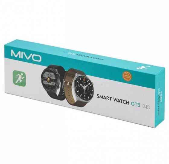 Смарт часы круглые Mivo GT3 водонепроницаемые Донецк