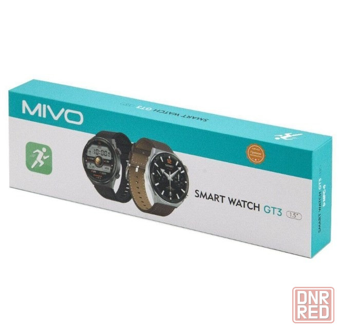 Смарт часы круглые Mivo GT3 водонепроницаемые Донецк - изображение 1