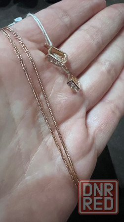 Золотые сережки детские+цепочка( с этикетками) Донецк - изображение 5