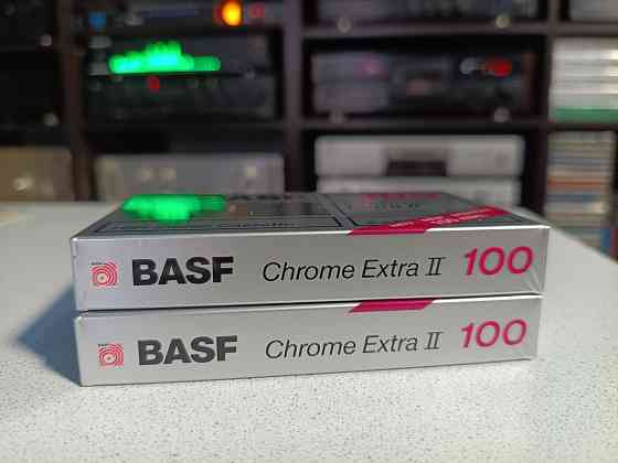 Запечатанная аудиокассета Basf-100 Chrome Extra II Донецк