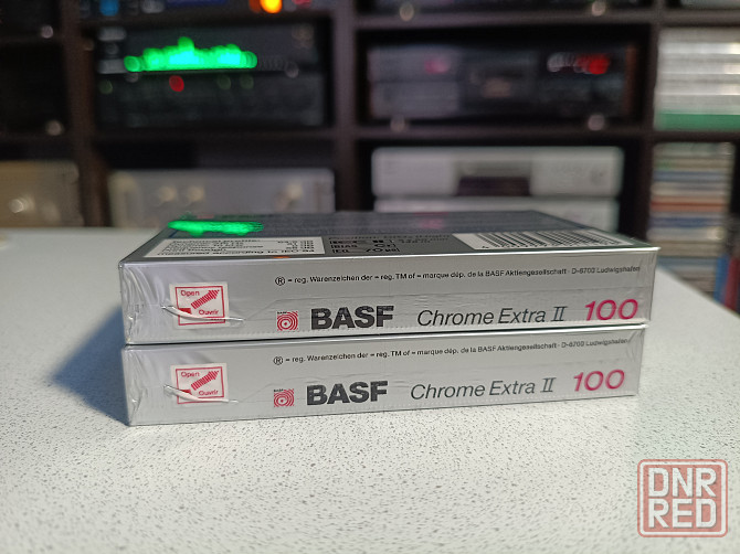 Запечатанная аудиокассета Basf-100 Chrome Extra II Донецк - изображение 4