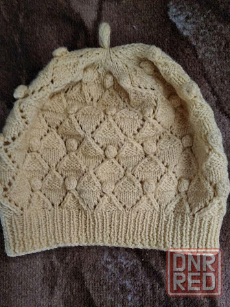 шапка, шарф, варежки, комплект для девочки-подростка Донецк - изображение 2