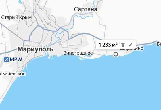 Продаётся земельный участок 12,33 сот. Мариуполь