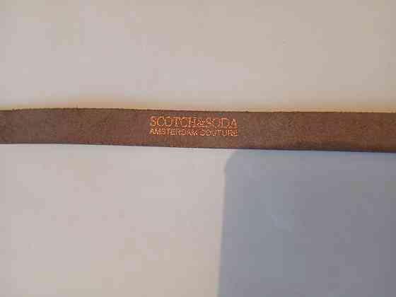 Ремень из кожи SCOTCH&SODA AMSTERDAM Нидерланды Донецк