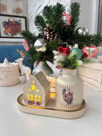 Новогодний интреръерный набор из гипса Донецк