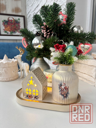 Новогодний интреръерный набор из гипса Донецк - изображение 1