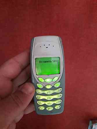 Рабочий Nokia 3410 с сим, но залочен под оператора Донецк