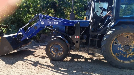Фронтальный погрузчик на мтз 0,8 цена без ковша Луганск