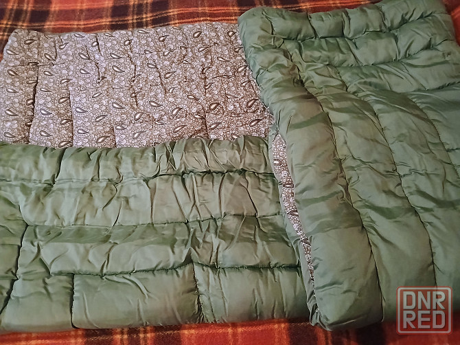 Одеяло ватное атласное полуторное, новое Донецк - изображение 3