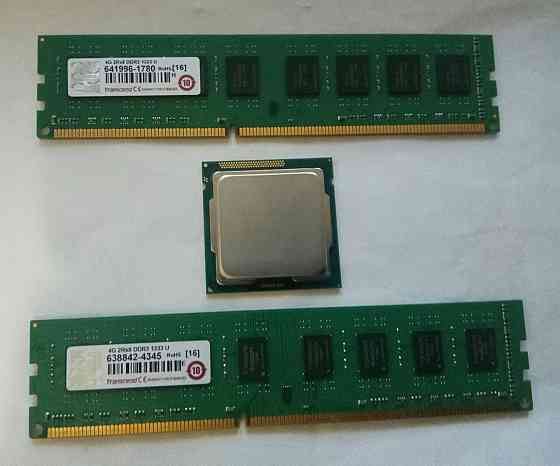 Процессор Intel Core i3-3225 Ivy Bridge LGA 1155 Transcend 8GB DDR3 Донецк