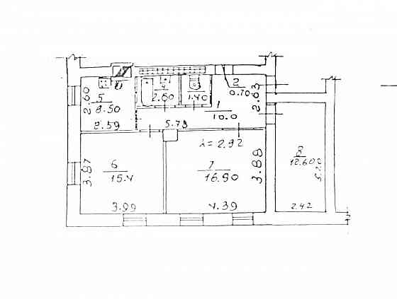 комфортная 3-х комнатная квартира в Киевском районе Донецка Донецк