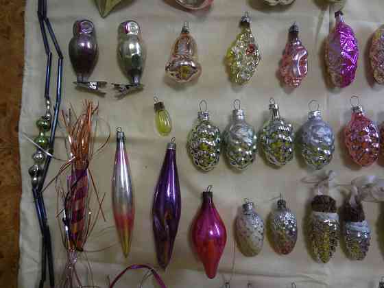 Игрушки елочные советские Луганск