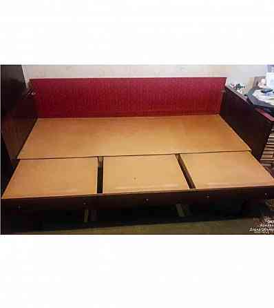 Диван б/у раскладной 190*85 см. Спальное место 190*155 см Донецк